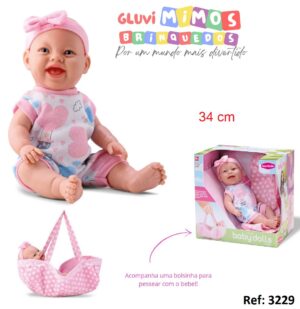 Boneca Little Baby Dolls Passeio Bambola - 34 cm