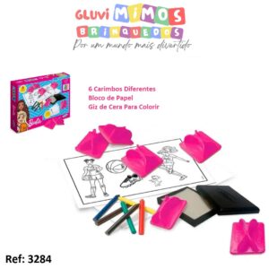 Carimbos dos esportes barbie esportista xalingo