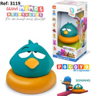 Boneco de Vinil Pocoyo - Sonequita - Cardoso Toys