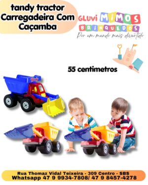 Trator Carregadeira Com Caçamba Tandy Tractor