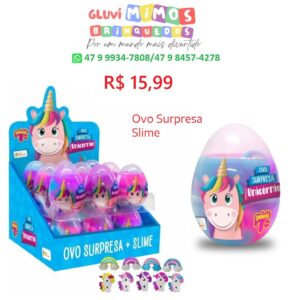 Slime Ovo Surpresa Unicórnio unidade