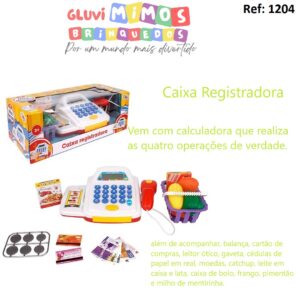 Caixa Registradora Infantil - Wellkids - BRANCO