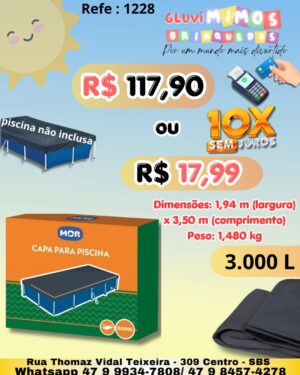 Capa Para Piscina de 3000 Lts Mor