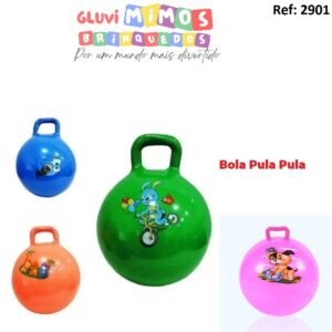 Brinquedo Bola Pula Pula Desenhos Variados  - Unidade