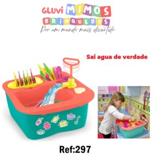 Pia De Cozinha Infantil Acqua Brink C/ Acessórios - Xplast