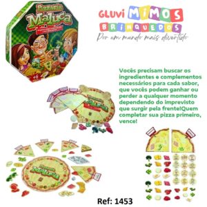 Jogos Para Criança De Tabuleiro Pizzaria Maluca Coleção Grow