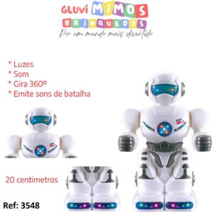 Brinquedo Robô Warrior Polibrinq