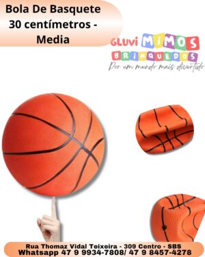 Bola De Basquete 30 centímetros - Media