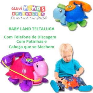 Brinquedo Telefone Teltaluga Mexe Patas E Cabeça Cardoso