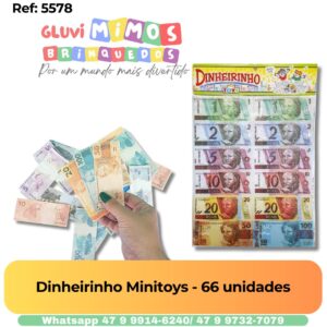 Dinheirinho Minitoys - 66 unidades