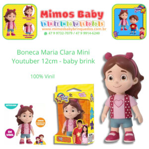 Boneca Maria Clara Mini Youtuber 12cm - baby brink