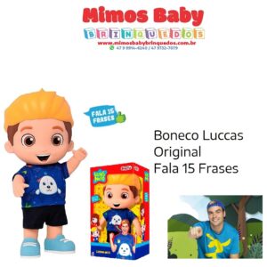 Boneco Luccas Neto Original Fala 15 Frases Rosita Modelo Novo