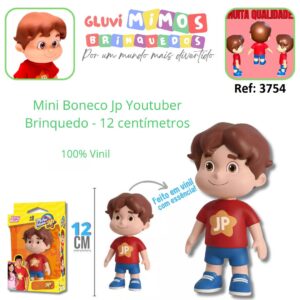 Mini Boneco jp Youtuber Brinquedo - 12 centimetros