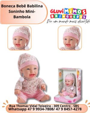 Boneca Bebê Babilina Soninho Mini- Bambola