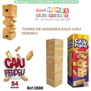 Jogo de mesa Caiu perdeu Pais & Filhos
