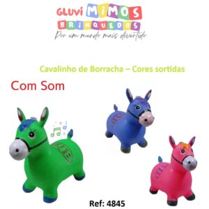 Cavalinho de Borracha - Cores sortidas