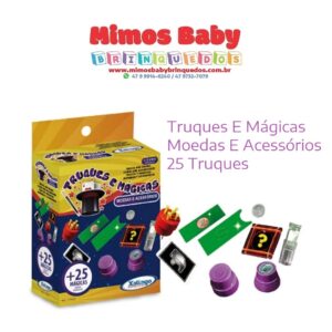 Kit Truques E Mágicas Xalingo Moedas E Acessórios 25 Truques