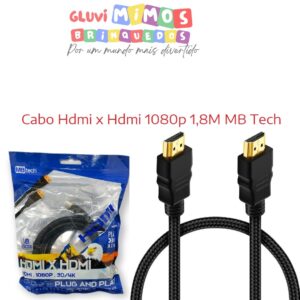 Cabo Hdmi x Hdmi  1,8M MB Tech