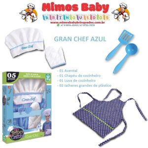 KIT GRAN CHEF AZUL - NIG - Fantasia