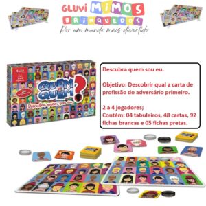 Jogo - Quem É Quem? 48 Cartas - Nig