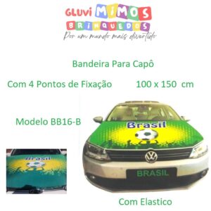 Bandeira Do Brasil Para Capô De Carro Copa Do Mundo