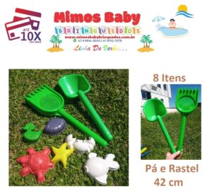 Kit Praia - Brinquedos - Pá e Rastel Grande mais acessórios