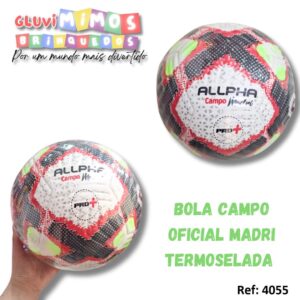 Bola Campo Oficial Madri Termoselada - Cores Sortidas