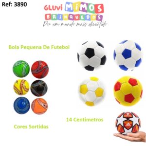 Mini Bola de Futebol Cores e Modelos Sortidos