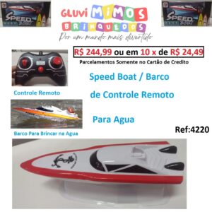 Barco de Controle Remoto Para Agua