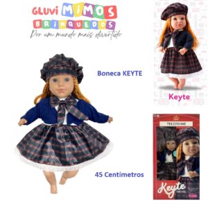 Boneca KEYTE Inglaterra Telephone  - 45 Centímetros