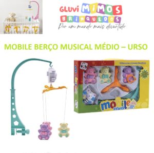 MOBILE BERÇO MUSICAL MÉDIO – URSO