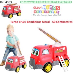 Turbo Truck Bombeiros Maral - 50 Centímetros