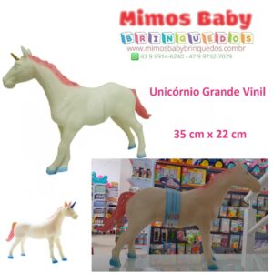 Unicórnio Grande Vinil - 35 cm x 22 cm