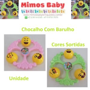 Chocalho Com Barulho - Cores Sortidas - Unidade