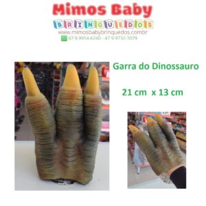 Garra do Dinossauro - 21 cm  x 13 cm - Fantoche