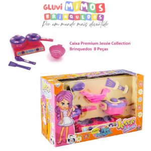 Caixa Premium Jessie Collection Brinquedos  8 Peças Pica Pau