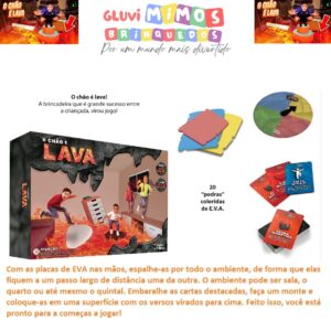 Jogo O Chão é Lava - Pais e Filhos