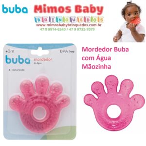 Mordedor Buba com Água Mãozinha - Rosa