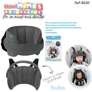 Apoio Protetor De Cabeça Infantil Para Cadeirinha De Carro - BUBA