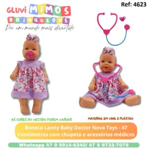 Boneca Lanny Baby Doctor Nova Toys - 47 Centímetros