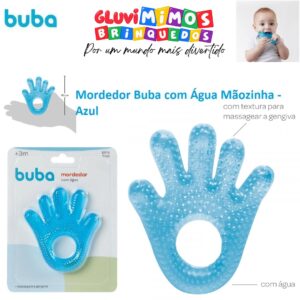 Mordedor Buba com Água Mãozinha - Azul