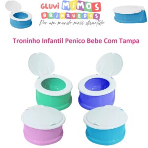 Troninho Infantil Penico Bebe Com Tampa - Sortido- Plasnorthon