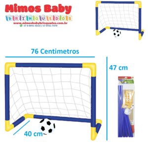 Brinquedo Futebol Gol - 1 Trave + Bola + Bomba para encher bola