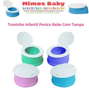 Troninho Infantil Penico Bebe Com Tampa - Sortido- Plasnorthon