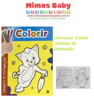 Livro para  Colorir -  Animais de Estimação0