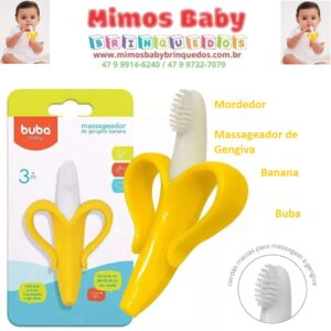 Mordedor e Massageador de Gengiva Banana – Buba