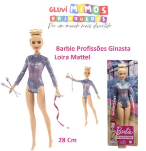 Boneca Barbie Profissões Ginasta Loira Mattel