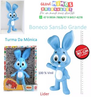 Boneco Sansão Grande  100 % Vinil Turma Da Mônica - 30 Centímetros - Lider