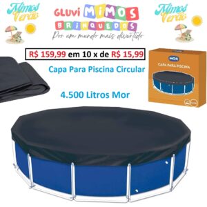 Capa Para Piscina Circular 4.500 Litros Mor