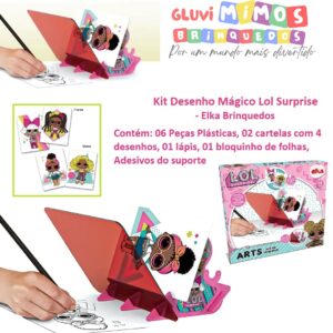 Kit Desenho Mágico Lol Surprise - Elka Brinquedos